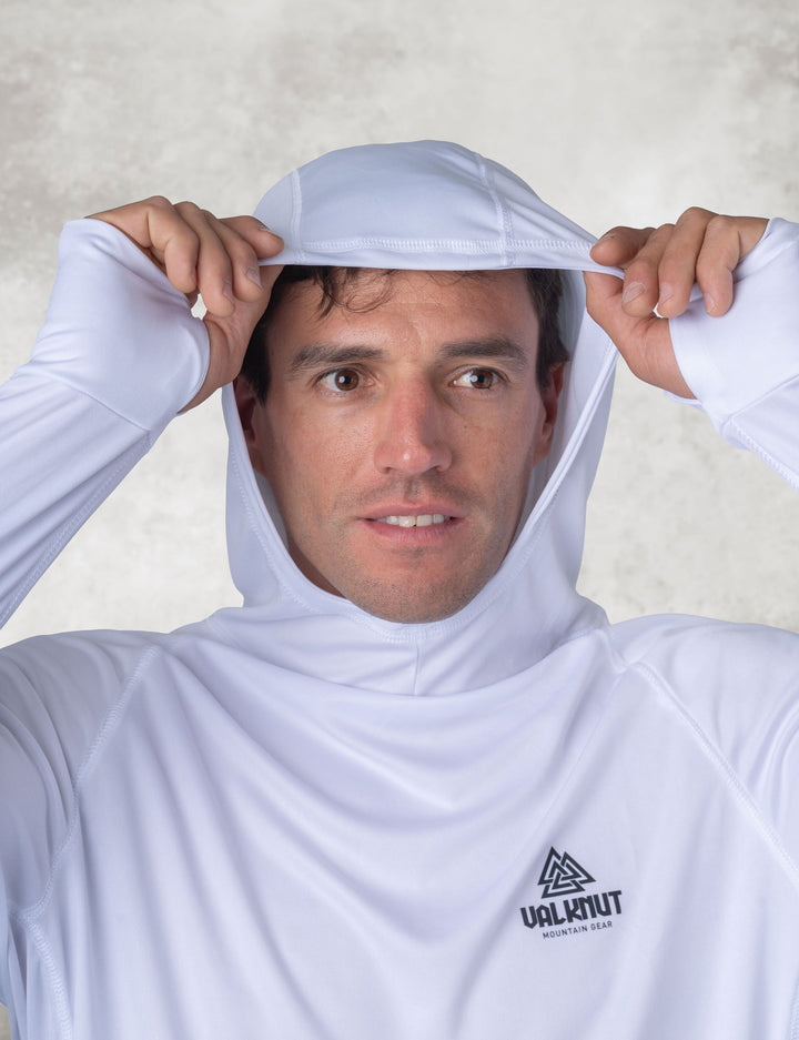 Camiseta con capucha y protección UV