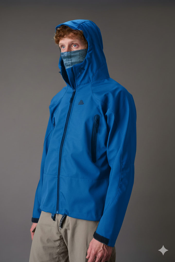 Campera Softshell azul