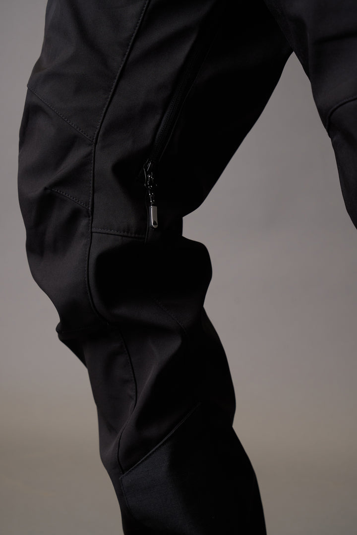 Cierre entrepierna pantalón softshell